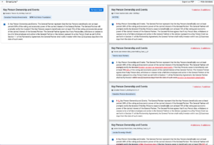 Product screenshot of SmartLine feature: an industry-specific technology that efficiently manages obligated funds and commitments to investors. 