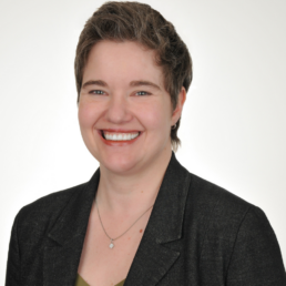 Professional headshot of Eugenie M. Cesar-Fabian as part of a webinar called The March Toward Inclusion