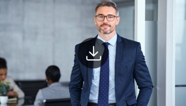 Man in suit standing
