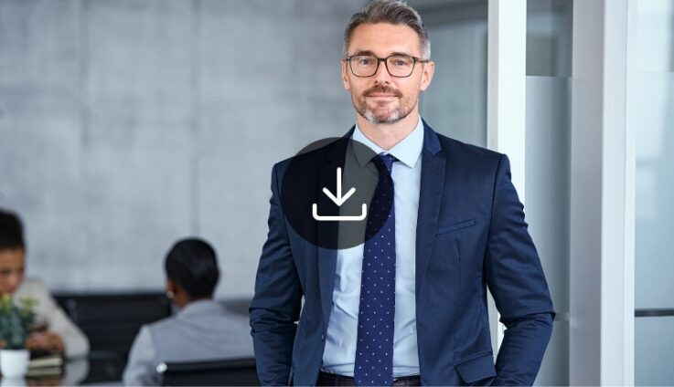 Man in suit standing