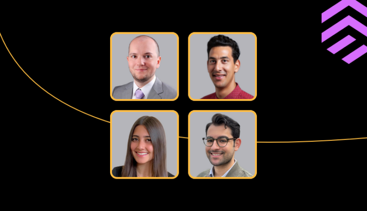 Employee Success blog image showing four employees from Ontra
