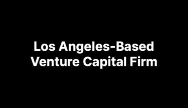 Los Angeles based VC firm