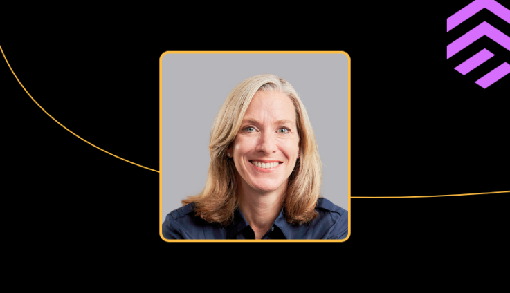 A professional headshot of Leslie Olsen, CMO of Ontra