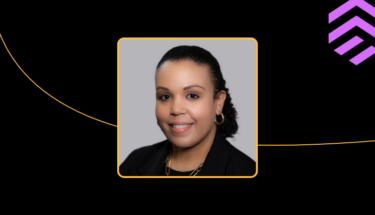 Professional headshot of Ahisha Stewart from Ontra, for an employee spotlight blog