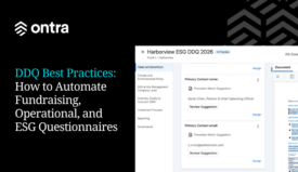 DDQ Best Practices: How to Automate Fundraising, Operational, and ESG Questionnaires